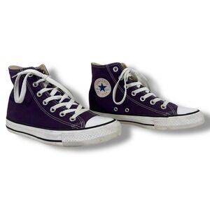 Converse Chuck Taylor All Star High Top 7.5 / 5.5 Classic Canvas Sneakers Purple